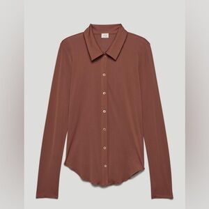 Aritzia Wilfred Pose Hip Longsleeve size small